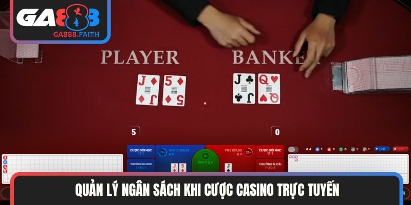 Quản lý ngân sách khi cược casino trực tuyến