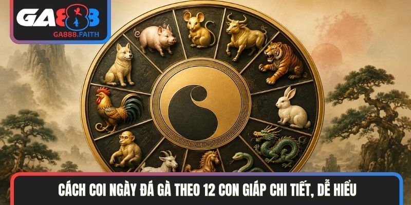 Cách coi ngày đá gà theo 12 con giáp chi tiết, dễ hiểu