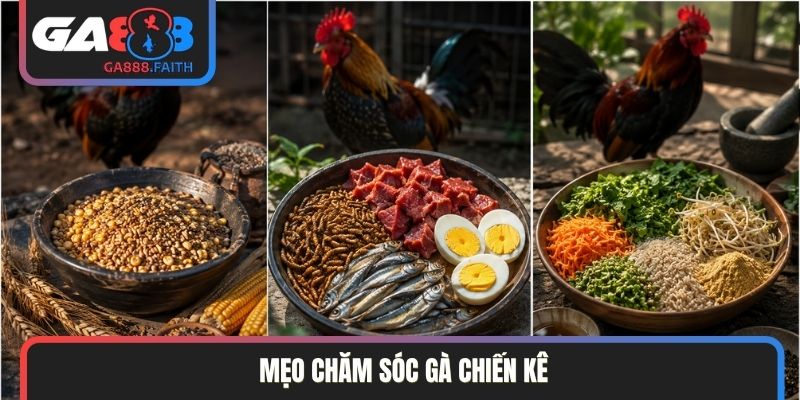mẹo chăm sóc gà chiến kê
