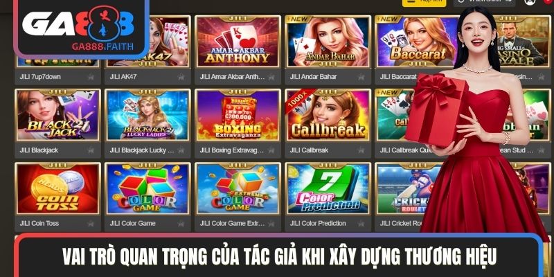 Vai trò quan trọng của tác giả khi xây dựng thương hiệu